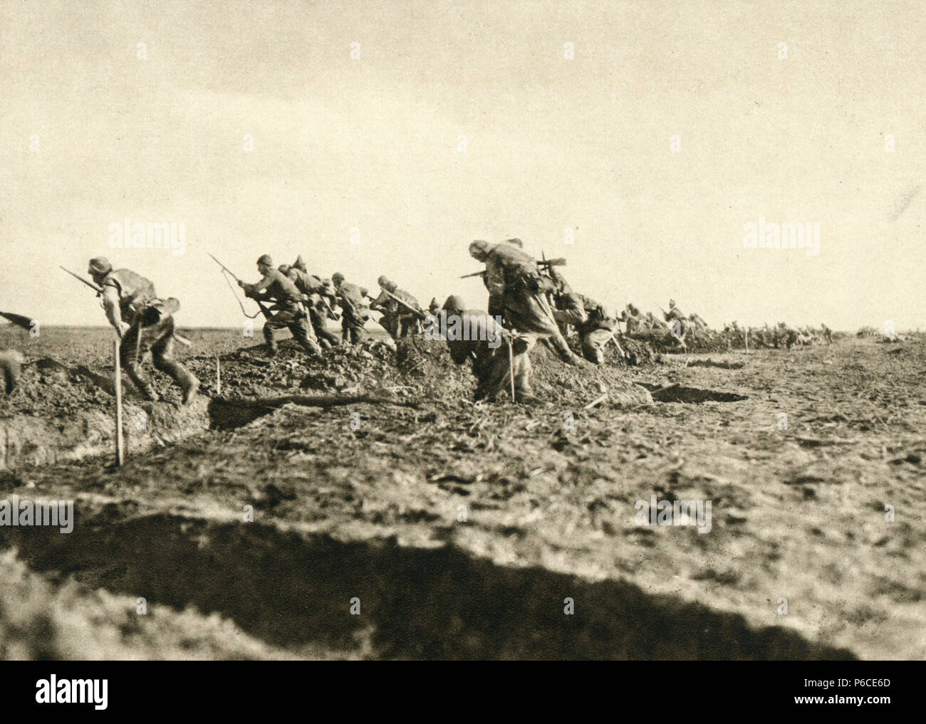 Frente Oriental, heeresgruppe mackensen, proseguir el combate, ww1, la