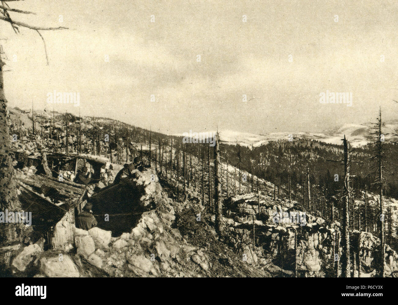 Dolomitas, guerra de atrición, soldados austríacos, ww1, la primera