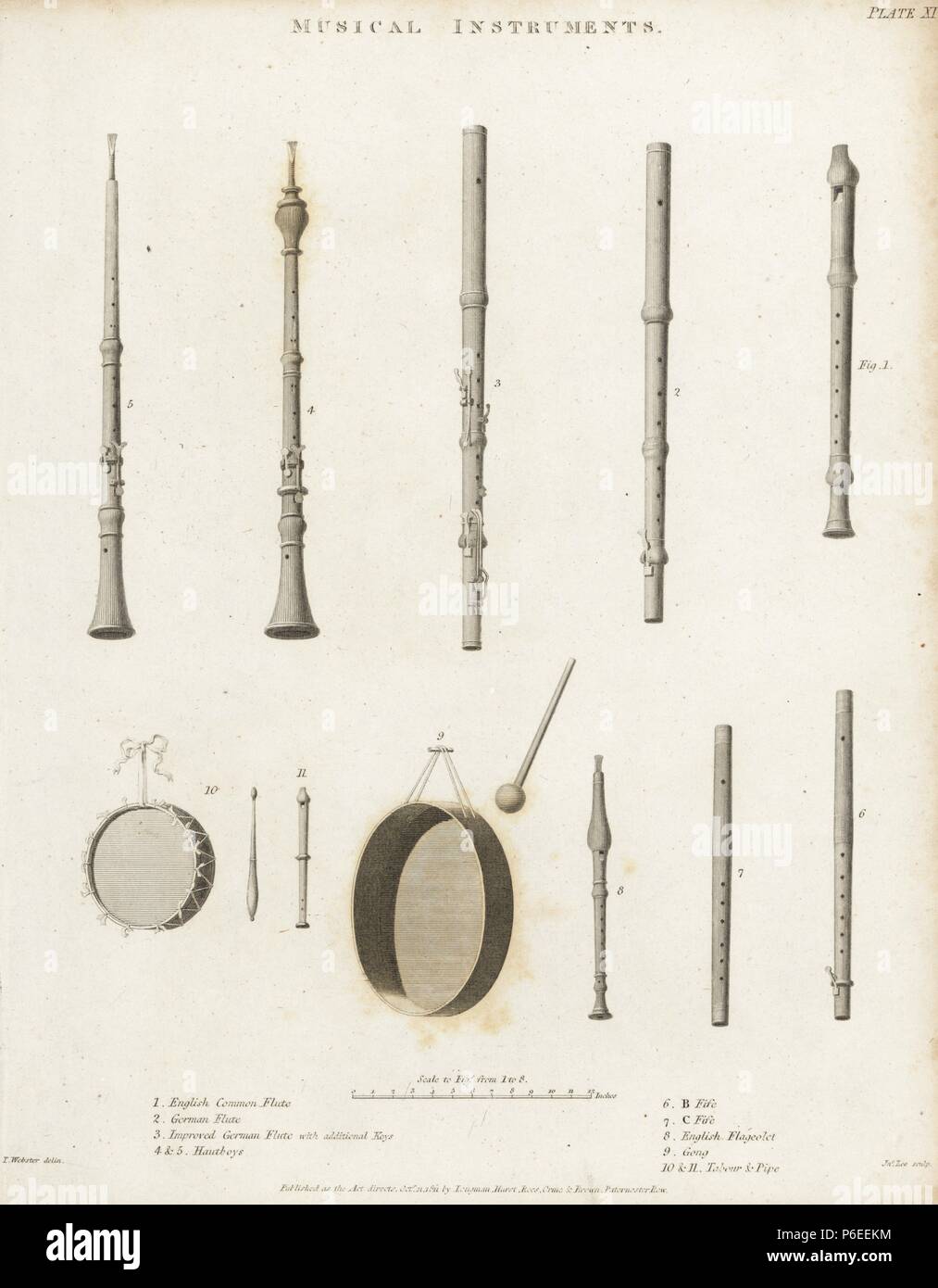 Spanish Flute (1), Alemania (2) la flauta, flauta alemana mejorado con