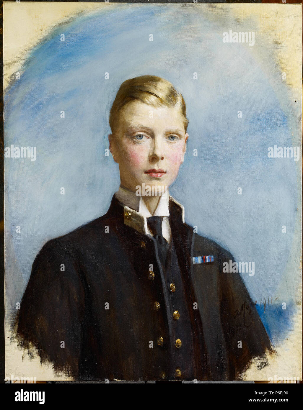 Inglés: Retrato del Rey Eduardo VIII, cuando el Príncipe de Gales . 1911 6 Arthur Stockdale Cope - El Rey Eduardo VIII cuando el Príncipe de Gales Foto de stock