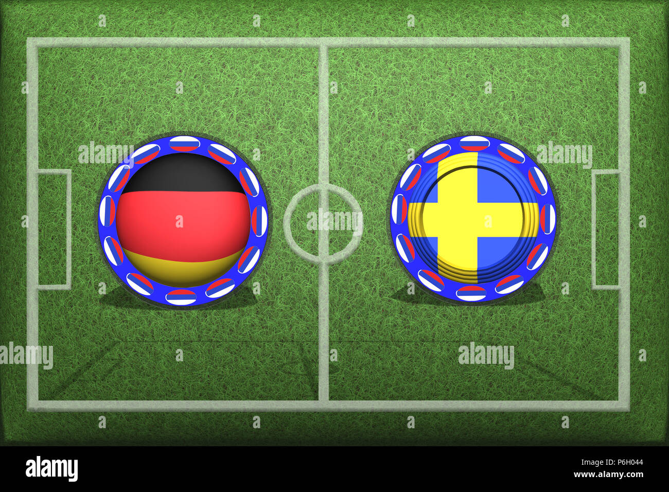 Button flag soccer world championship player ball flag fotografías imágenes de alta resolución - Alamy