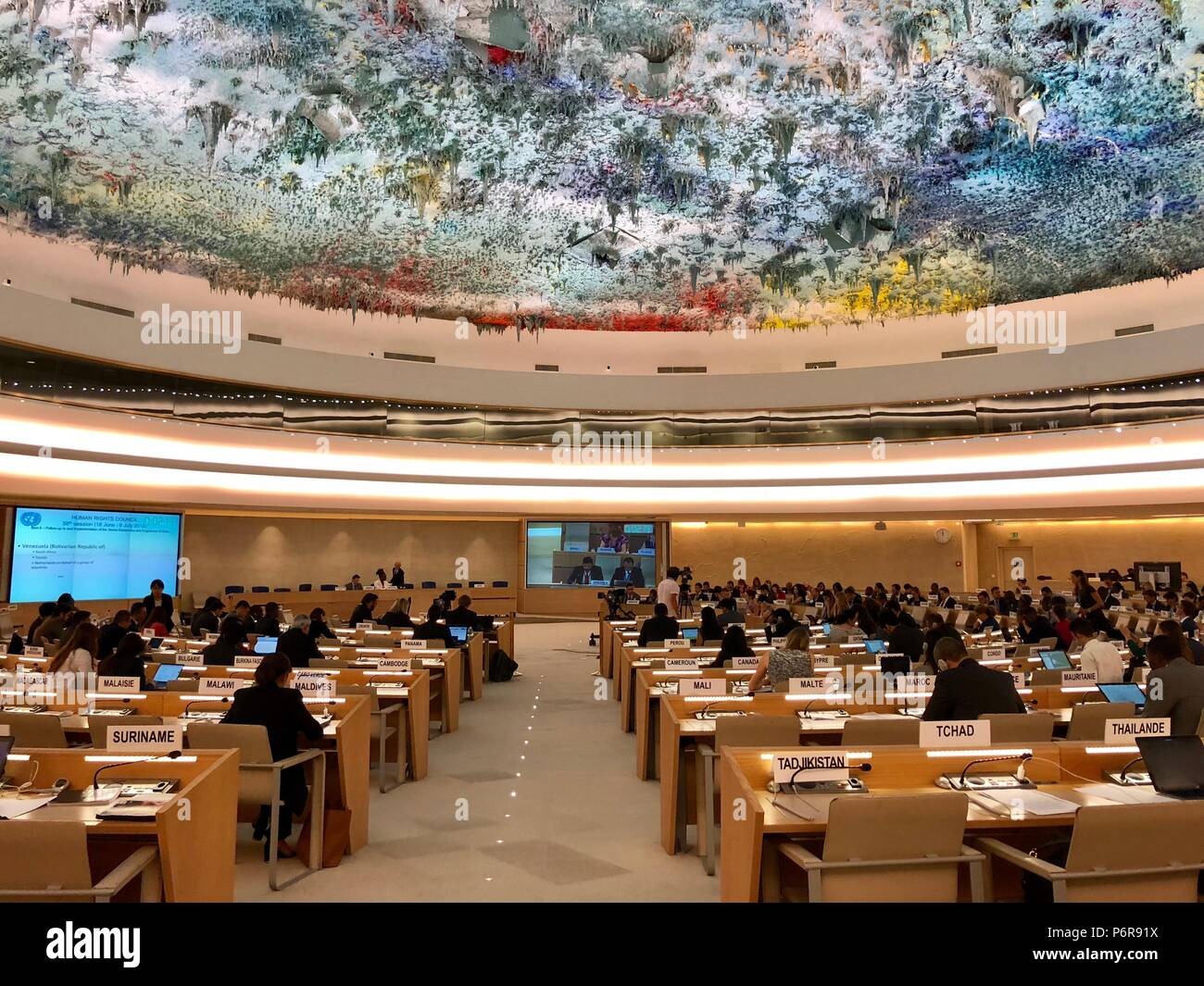 Consejo de derechos humanos de las naciones unidas fotografías e