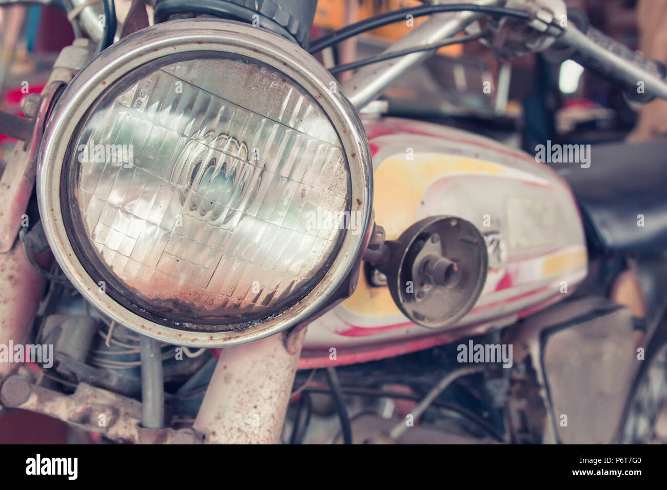 Lámpara faro vintage clásico estilo de efecto vintage moto - fotos  Fotografía de stock - Alamy