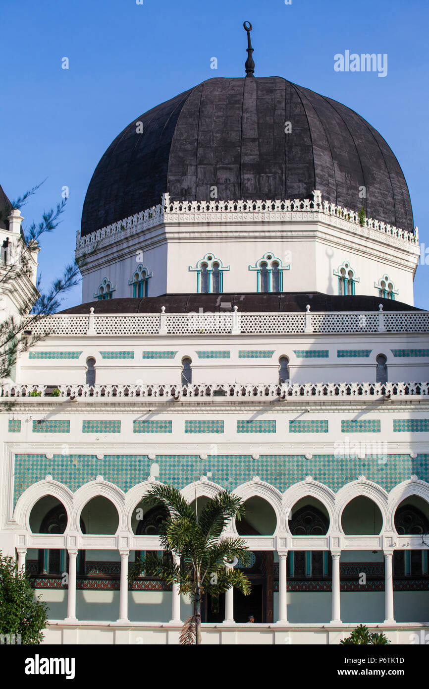 En Medan, Sumatra, Indonesia, la Gran Mezquita Foto de stock