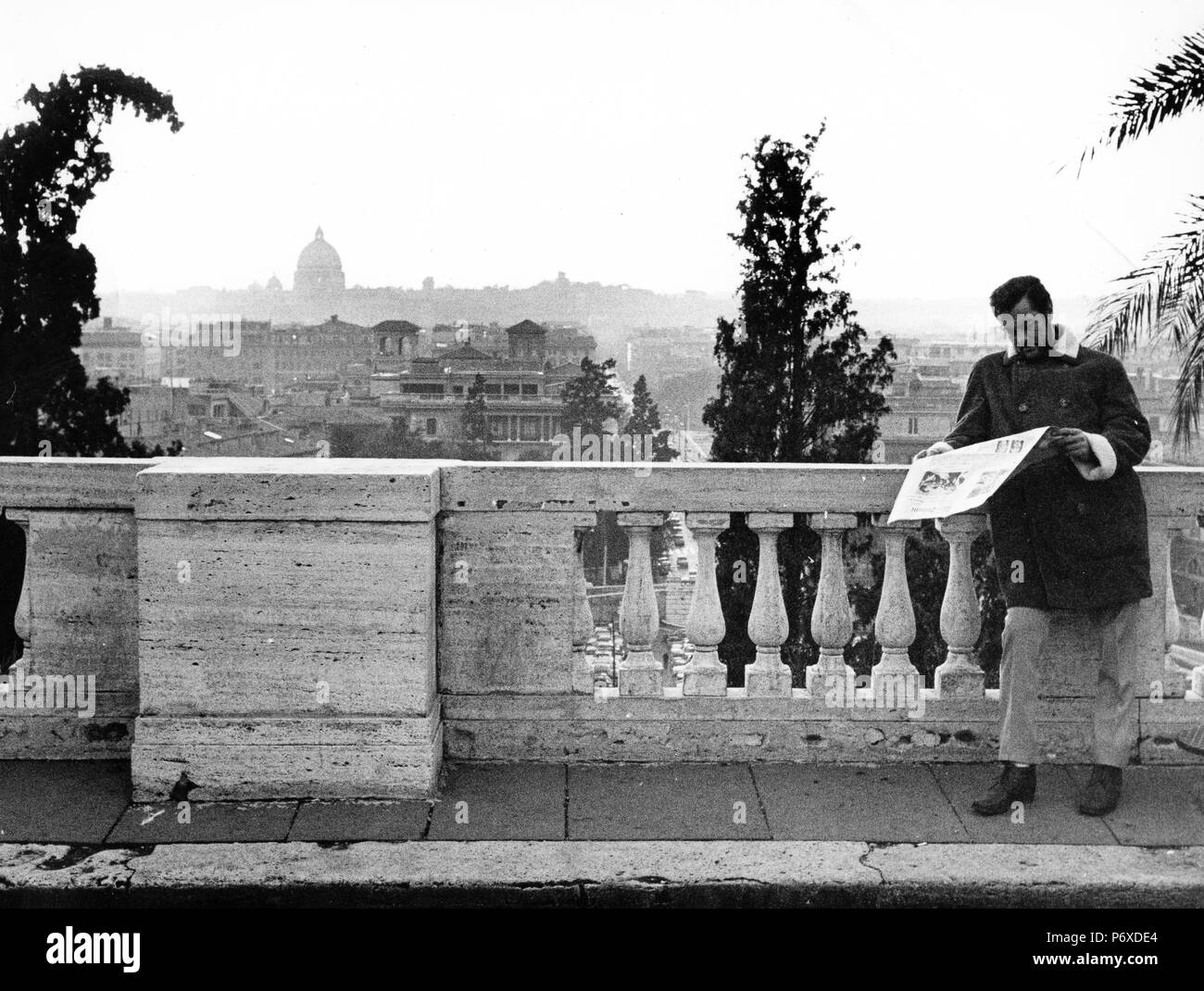 Tony Curtis, Roma 60s Foto de stock