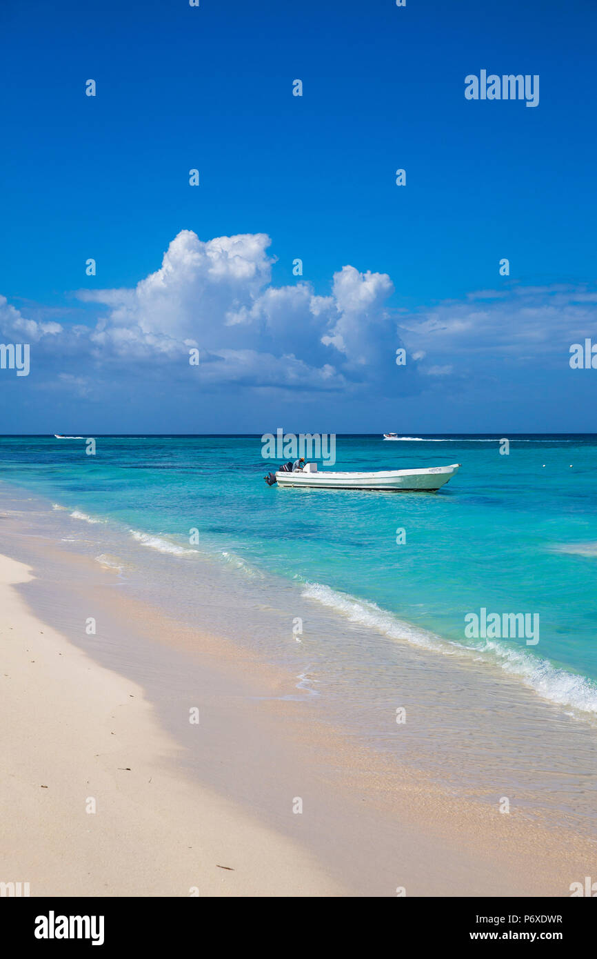 República Dominicana, Punta Cana, Parque Nacional del Este, Isla Saona, Playa Catuano Foto de stock