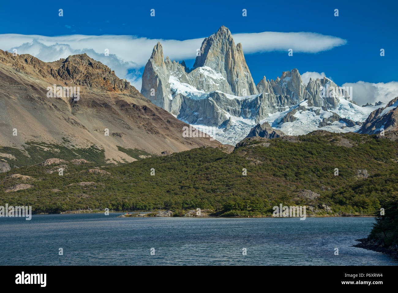 América del Sur, Patagonia, Argentina, Santa Cruz, El Chaltén, Parque Nacional Los Glaciares Foto de stock