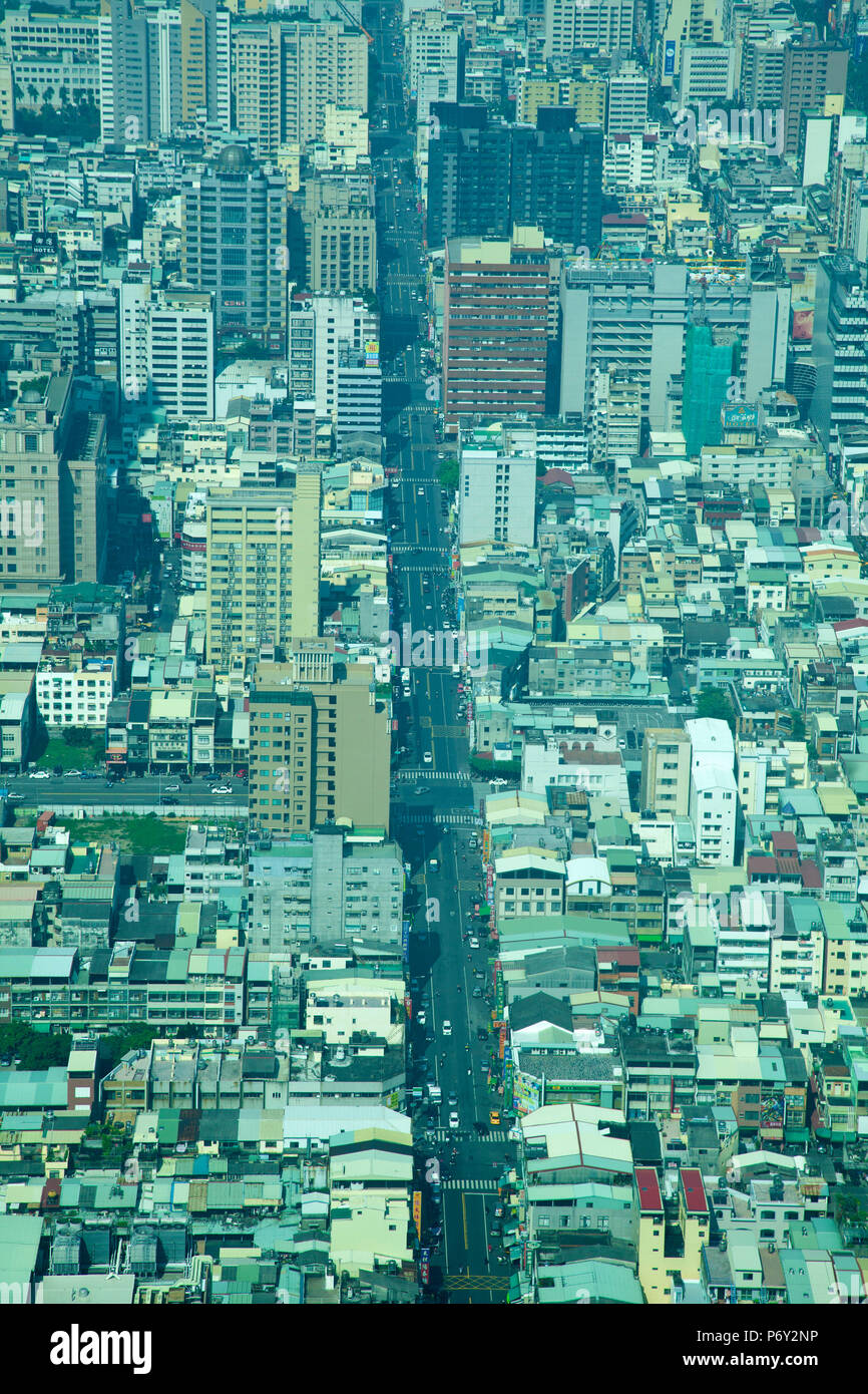 Taiwán, Kaohsiung, vista de la ciudad Foto de stock