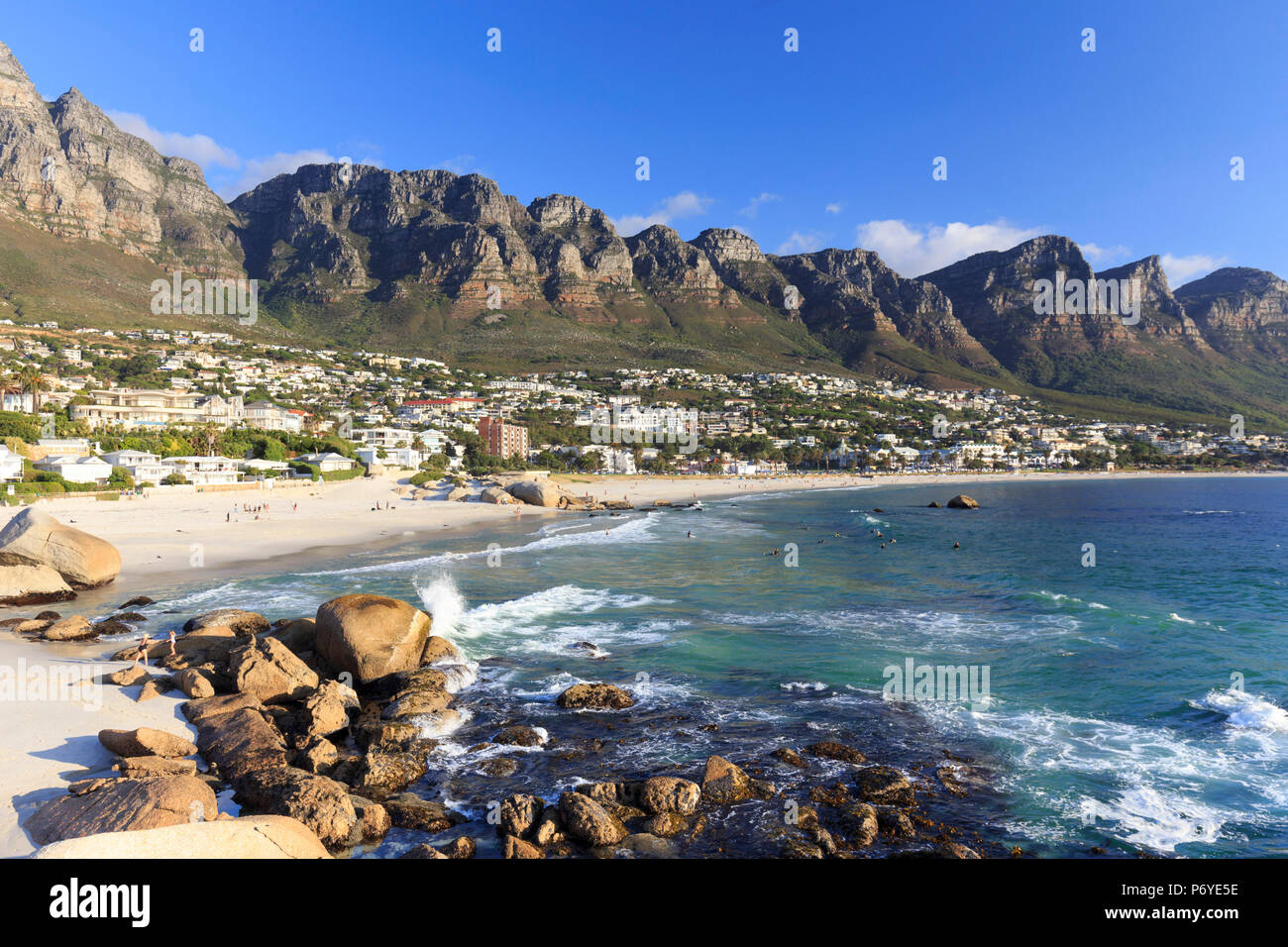 Sudáfrica, Western Cape, Ciudad del Cabo, Camps Bay Foto de stock