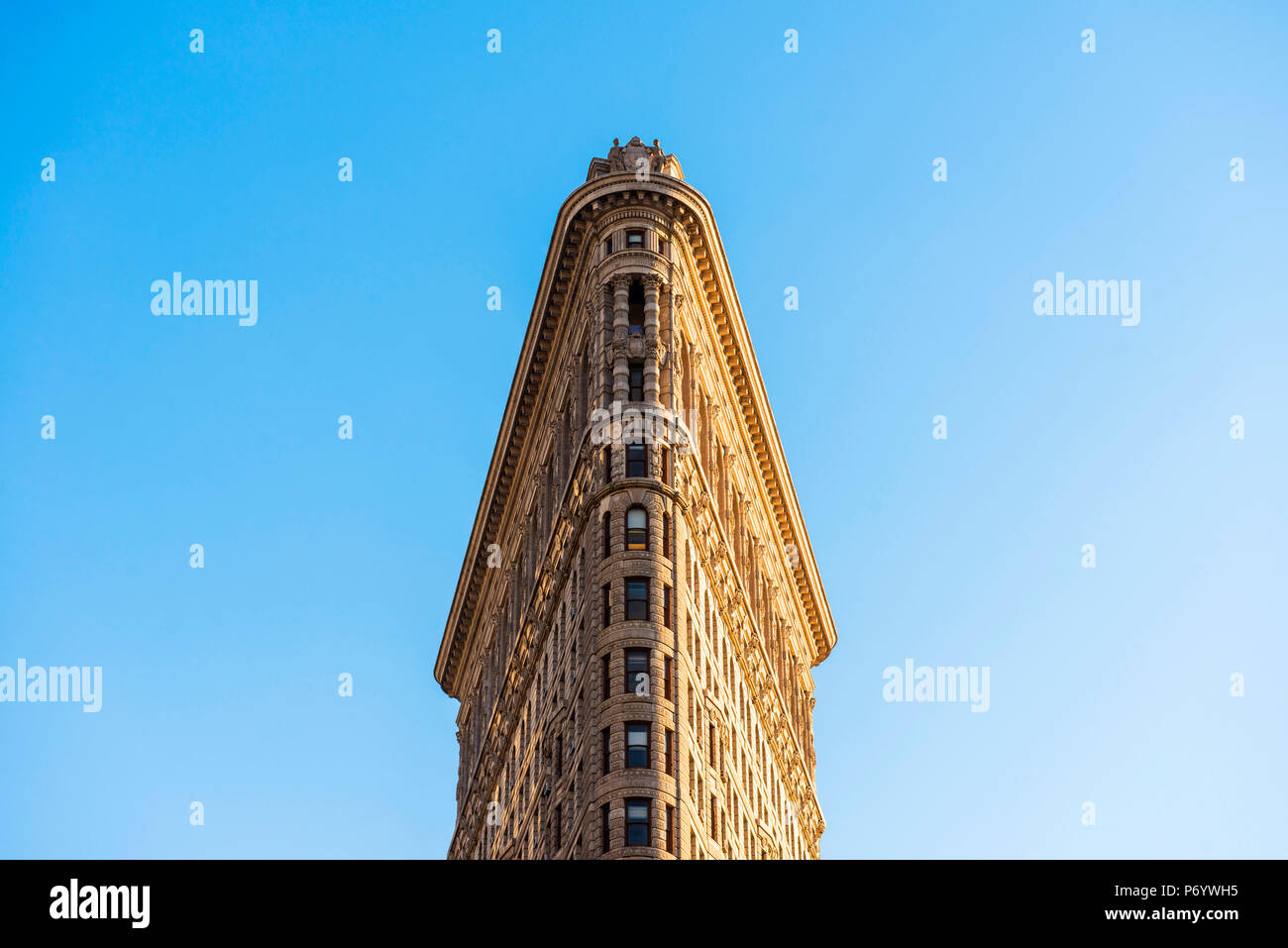 El Flatiron Building, Nueva York, EE.UU. Foto de stock