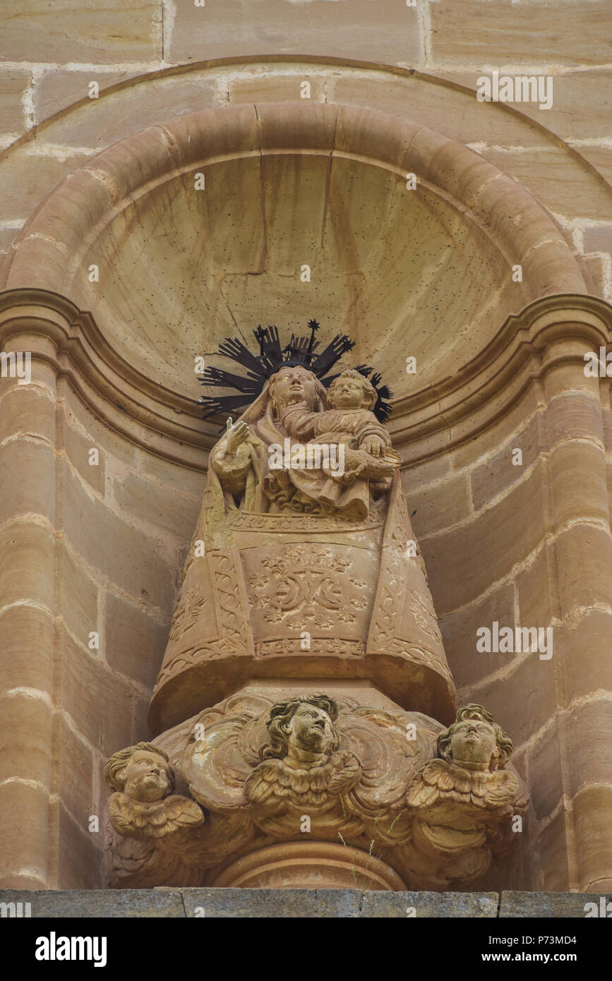 El Santuario de la Virgen de Gracia en La Fresneda, Teruel Fotografía