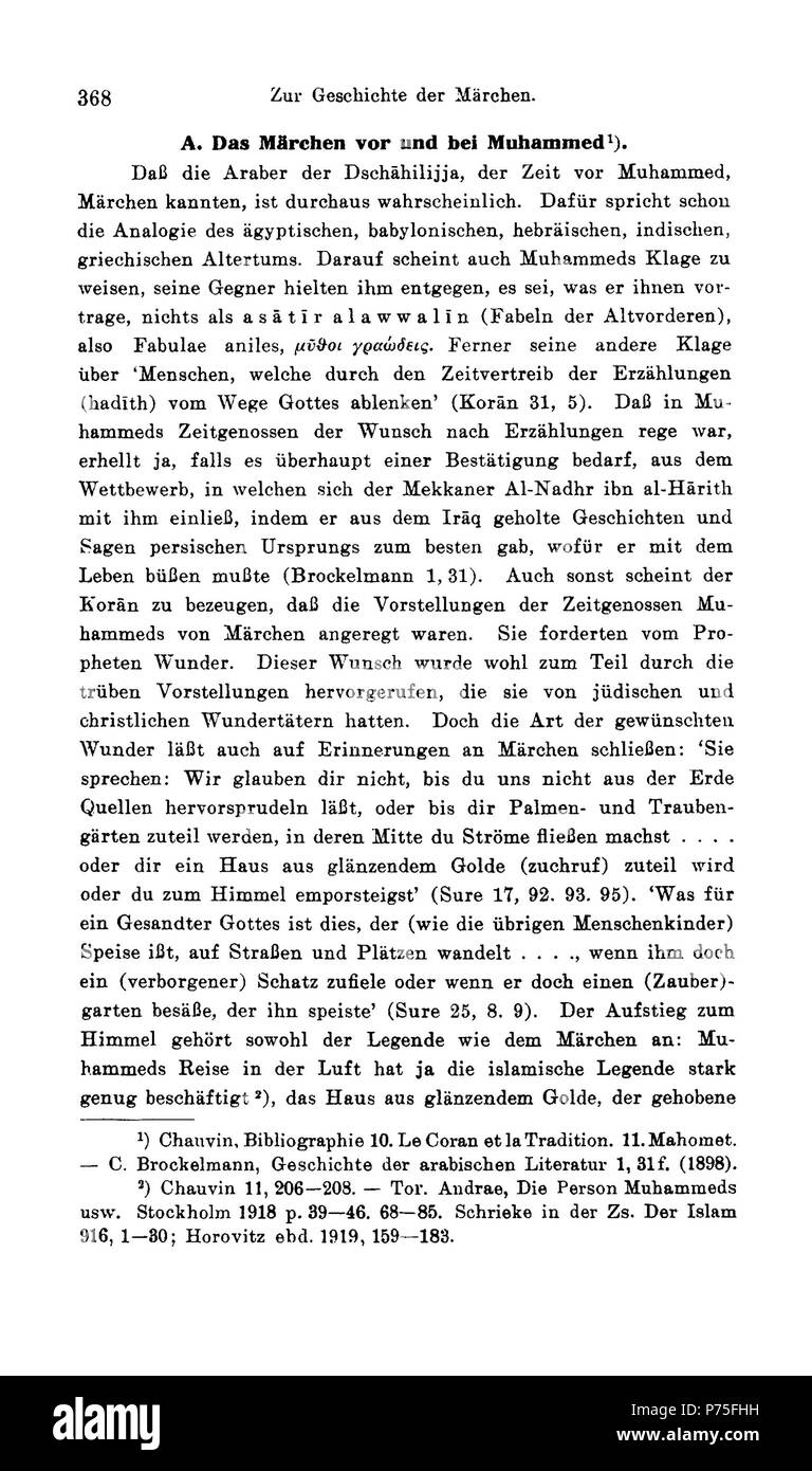 133 Grimms Märchen Anmerkungen (Bolte Polívka) IV 368 Foto de stock
