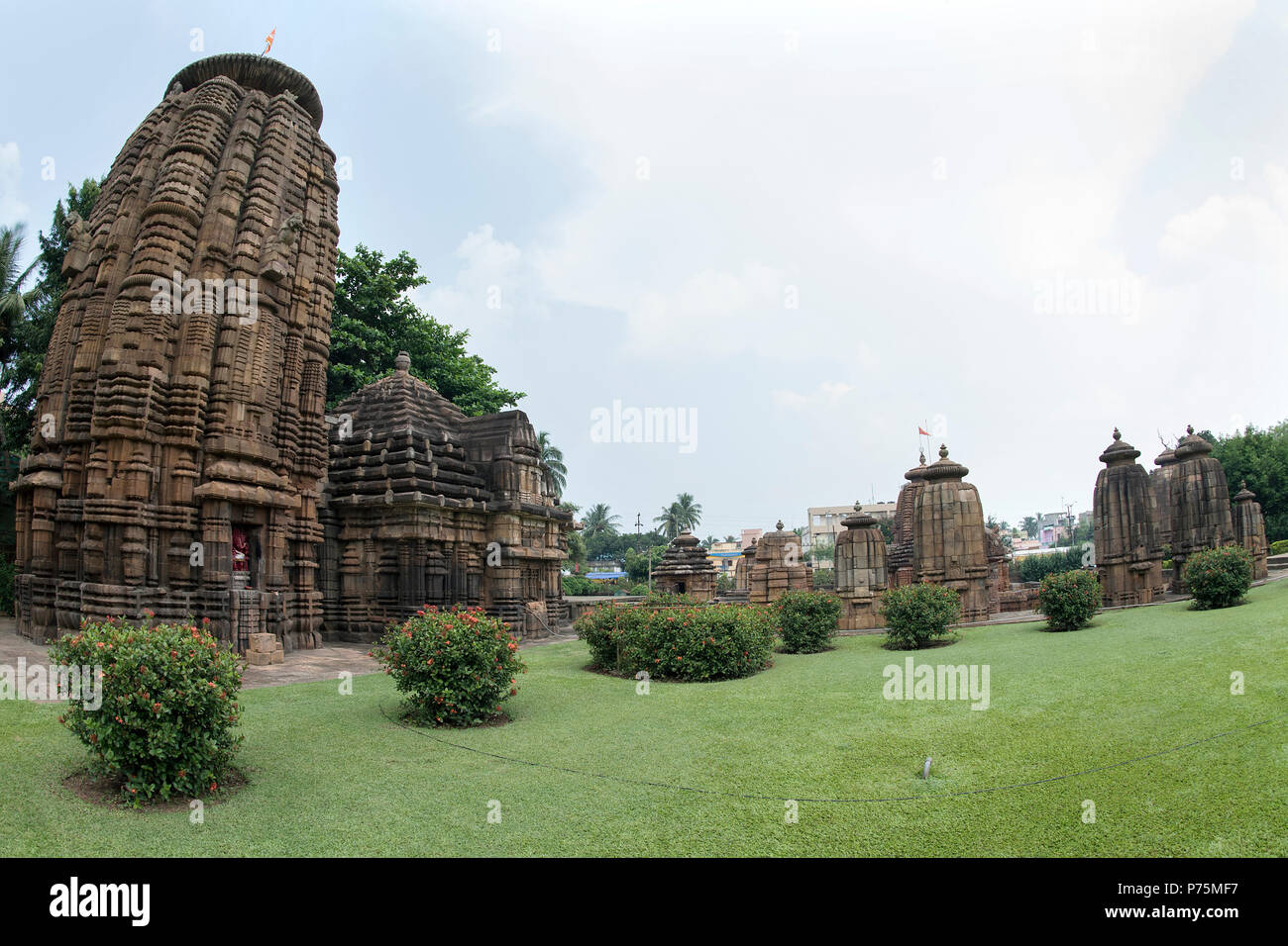 La imagen del templo de Mukteshwar Bhubhaneshwar, Odisha, India Foto de stock