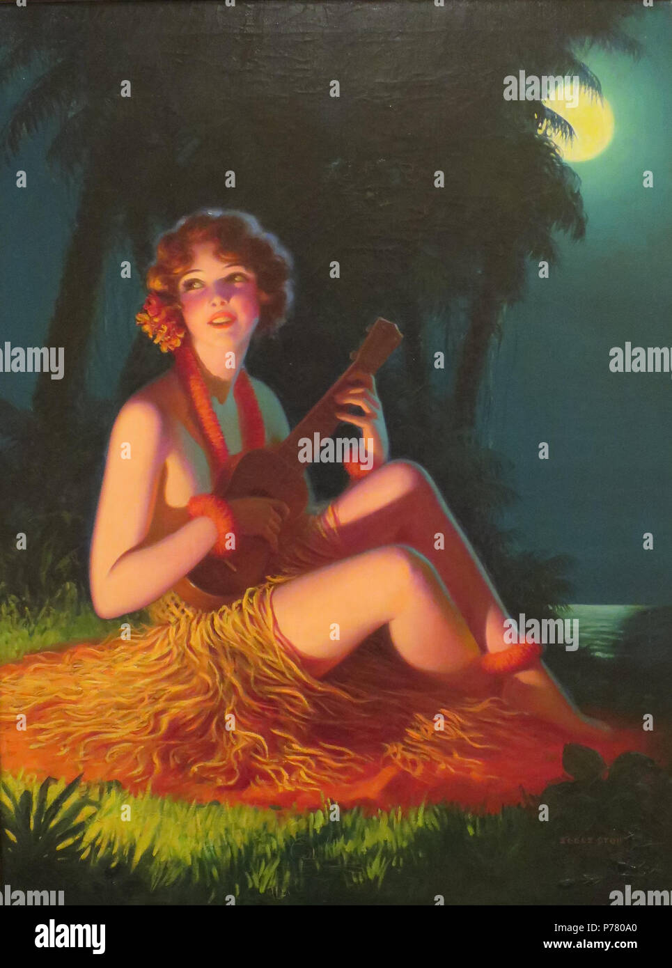 Girl in moonlight fotografías e imágenes de alta resolución - Alamy