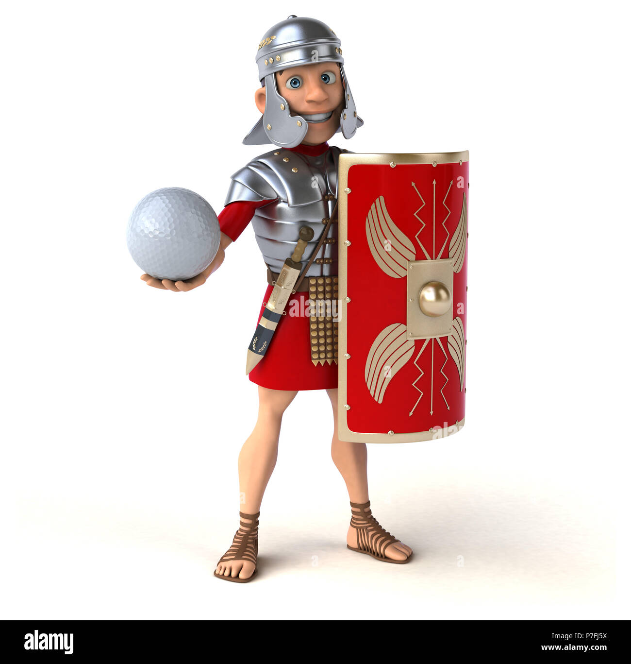 Soldado romano Foto de stock