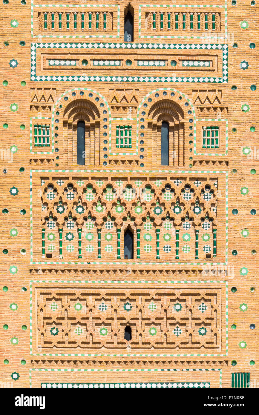 La torre de San Martín, Teruel, Aragón, España, Europa Foto de stock