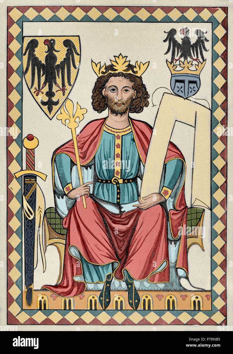 Enrique IV (10501106). El emperador del Sacro Imperio Romano. Retrato