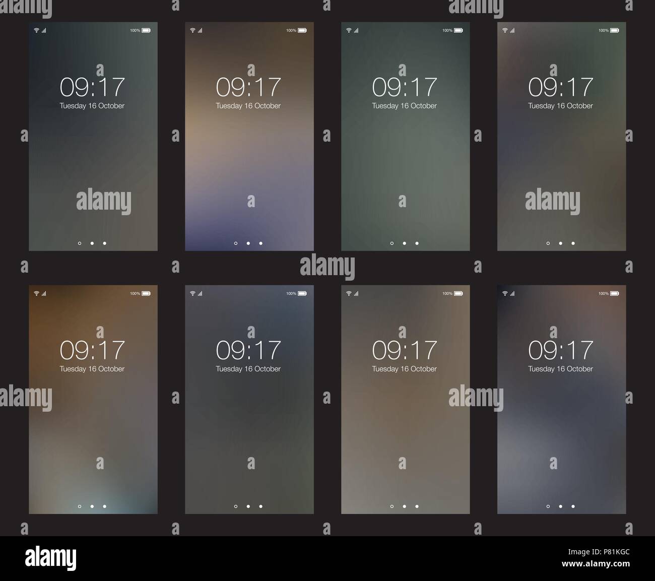 Fondos de pantalla oscuros hd Imágenes vectoriales de stock - Alamy