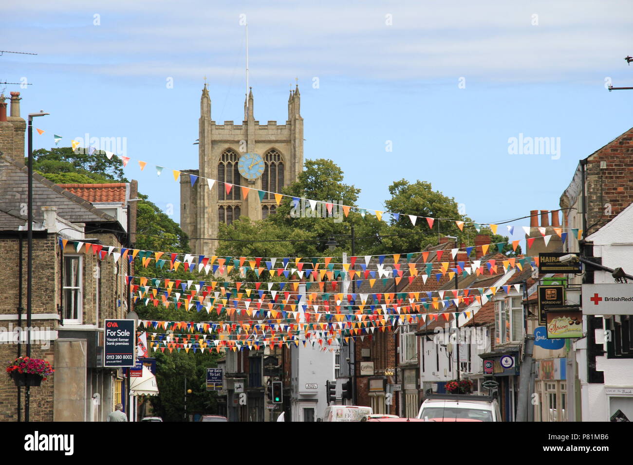 St Mary's Church, Cottingham Foto de stock