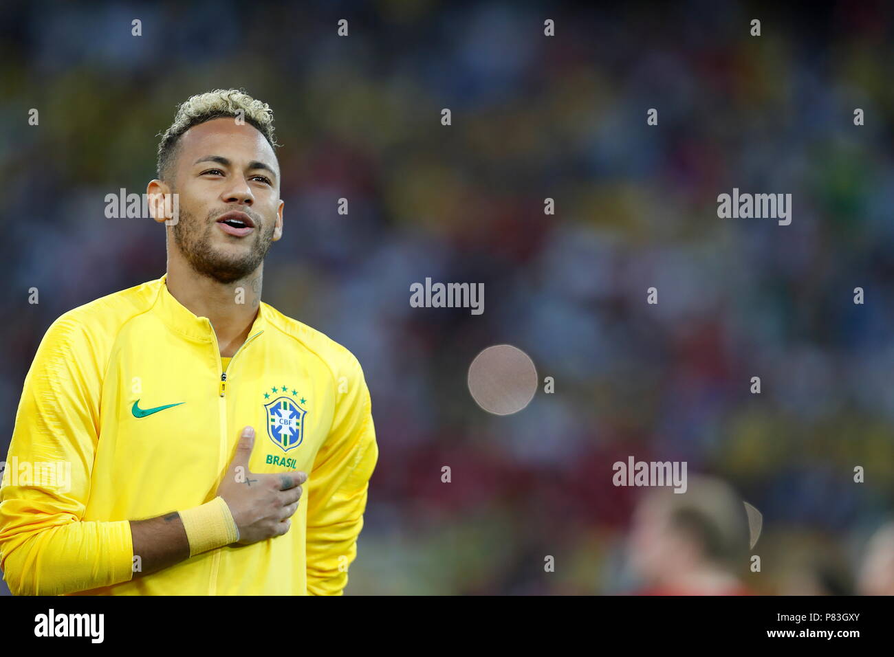 Moscú, Rusia. 27 de junio de 2018. Neymar (BRA) fútbol/Soccer : Copa Mundial  de la Fifa Rusia 2018 partido entre Serbia 0-2 a Brasil en el estadio  Spartak de Moscú, Rusia .