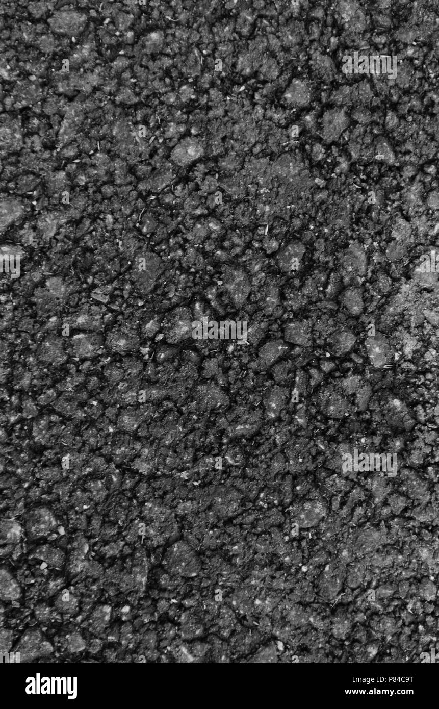 Obras de asfalto Imágenes de stock en blanco y negro - Alamy
