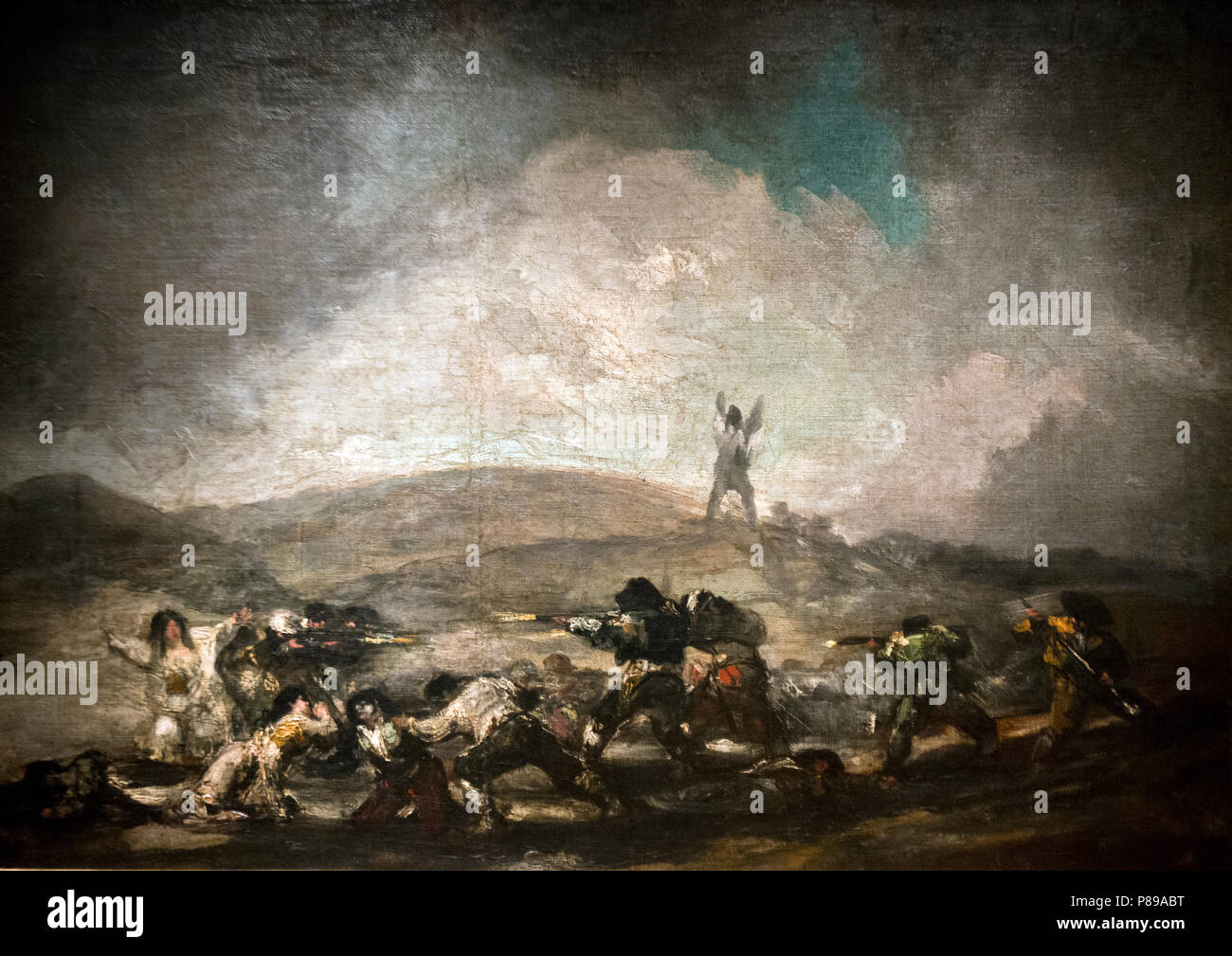 Francisco de Goya y Lucientes - escenas de guerra (escenas de guerra) (1808-12) Foto de stock