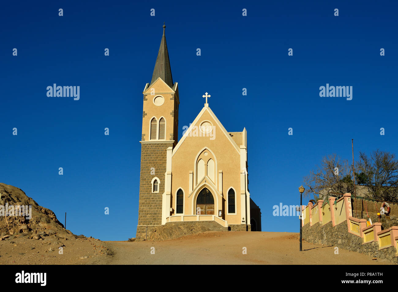 Iglesia de Rock en LÜDERITZ, Namibia Foto de stock