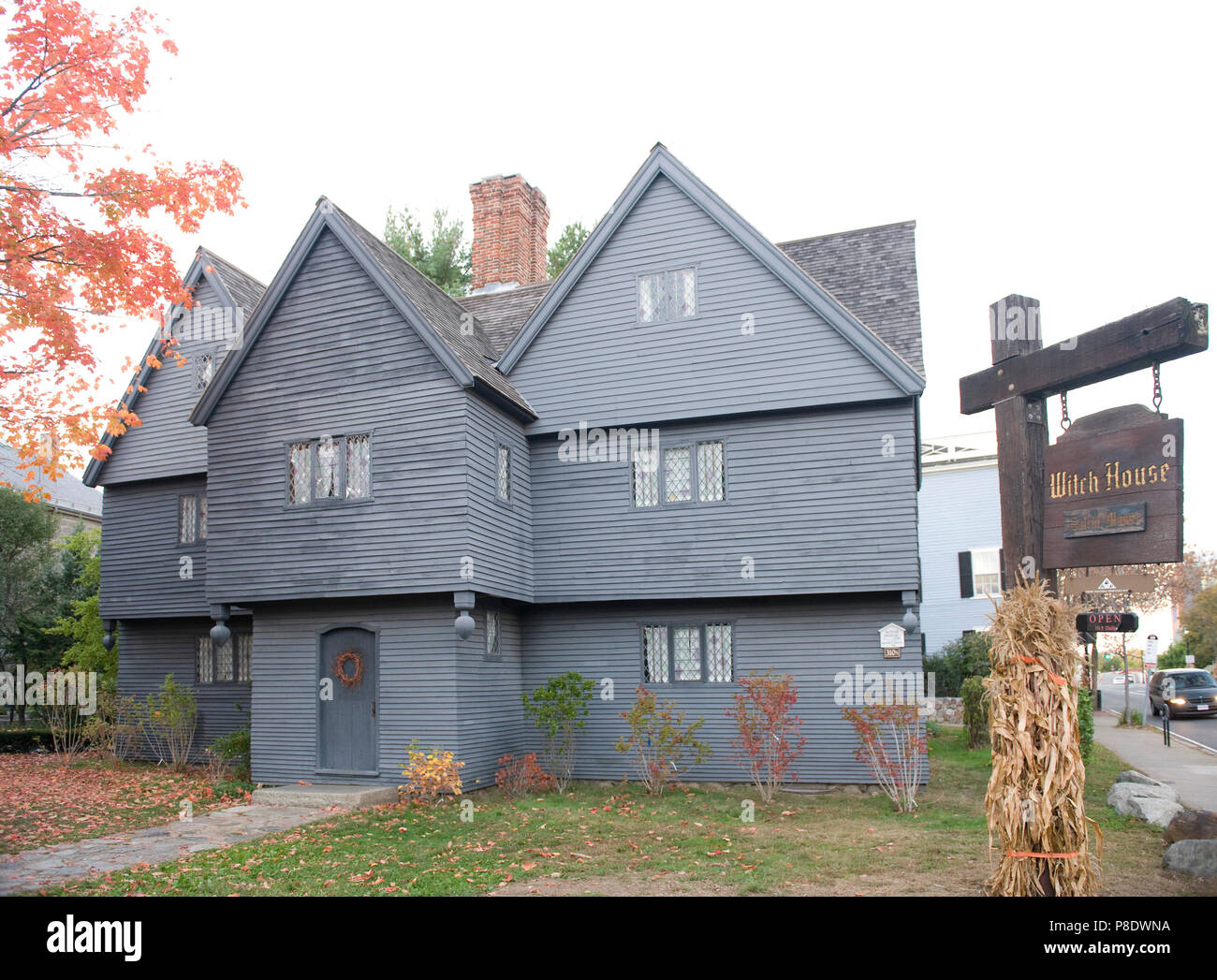 Casa de brujas en Salem MA Fotografía de stock - Alamy