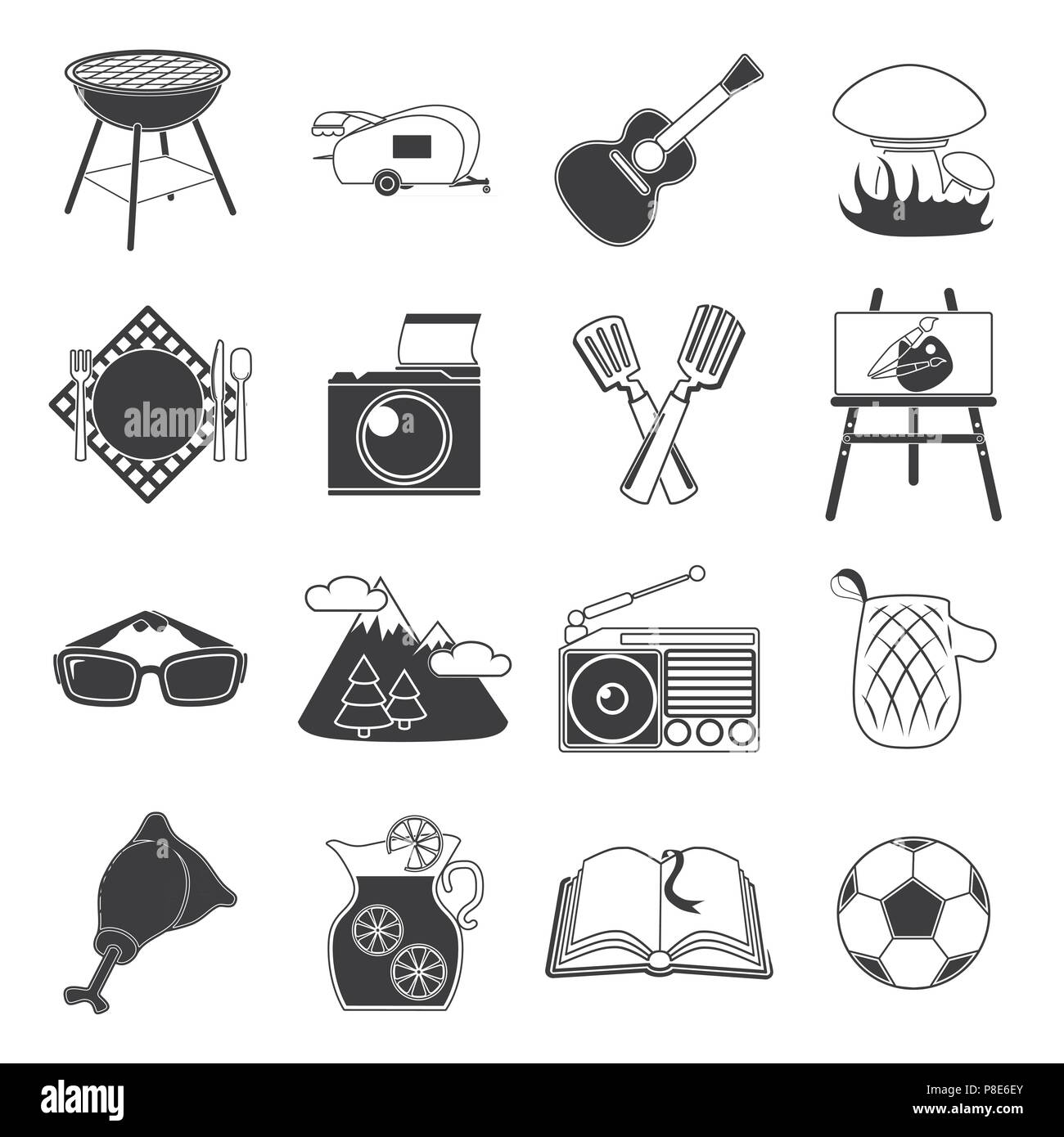 Radio de cocina Imágenes de stock en blanco y negro - Alamy