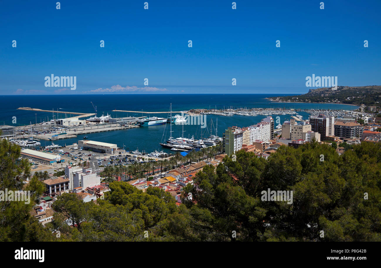 Dénia, España, en la provincia de Alicante, Europa Foto de stock