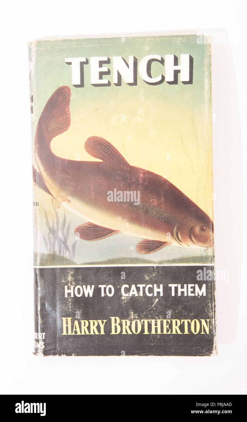 Tenca cómo detectarlas por Harry Brotherton. Cómo Detectarlas serie de pesca libros fueron publicados por Herbert Jenkins y ejecutó de 1954 a 1969 Foto de stock