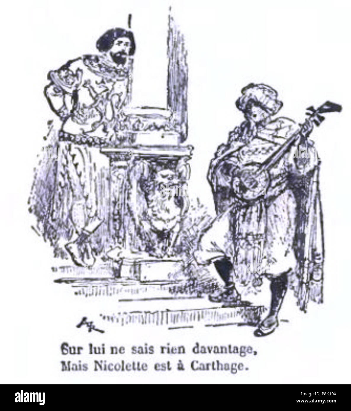 549 - Fabliaux Tarsot et Contes du Moyen Âge 1913-127 Foto de stock