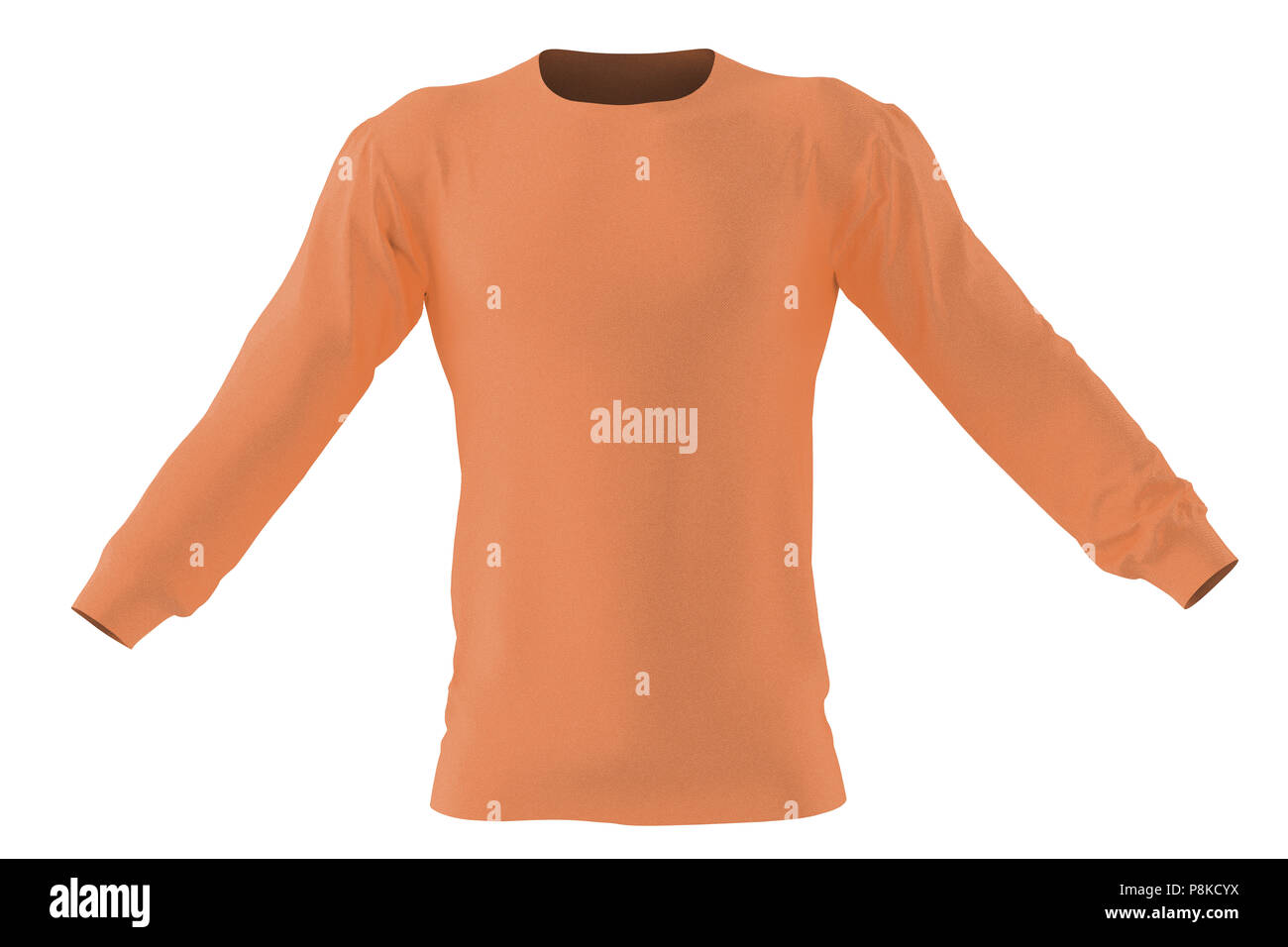Camisa manga larga para niño naranja Imágenes recortadas de stock - Alamy
