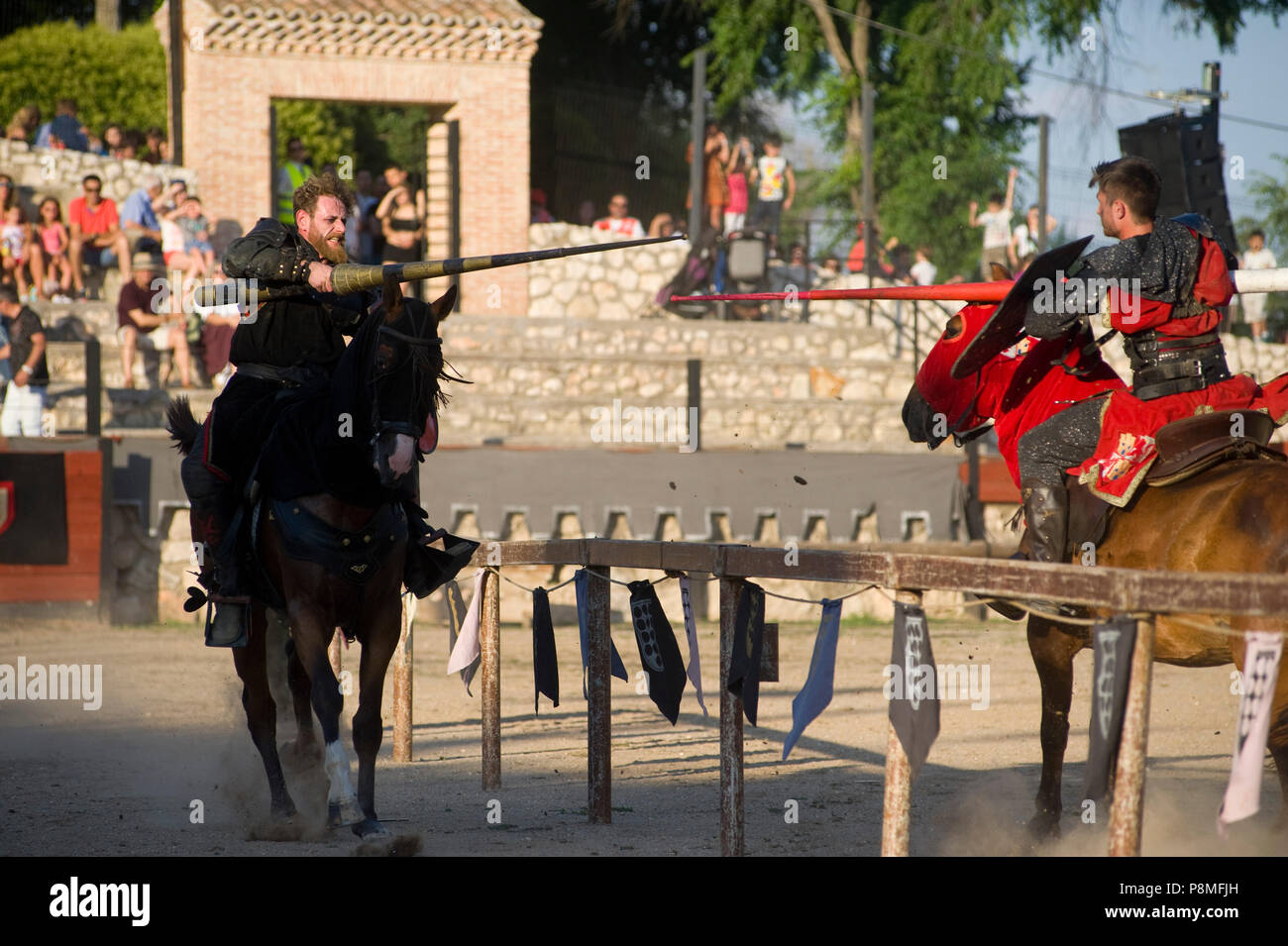 Festival Medieval de Hita, Guadalajara, España. A partir del 7 de julio de 2018. Foto de stock