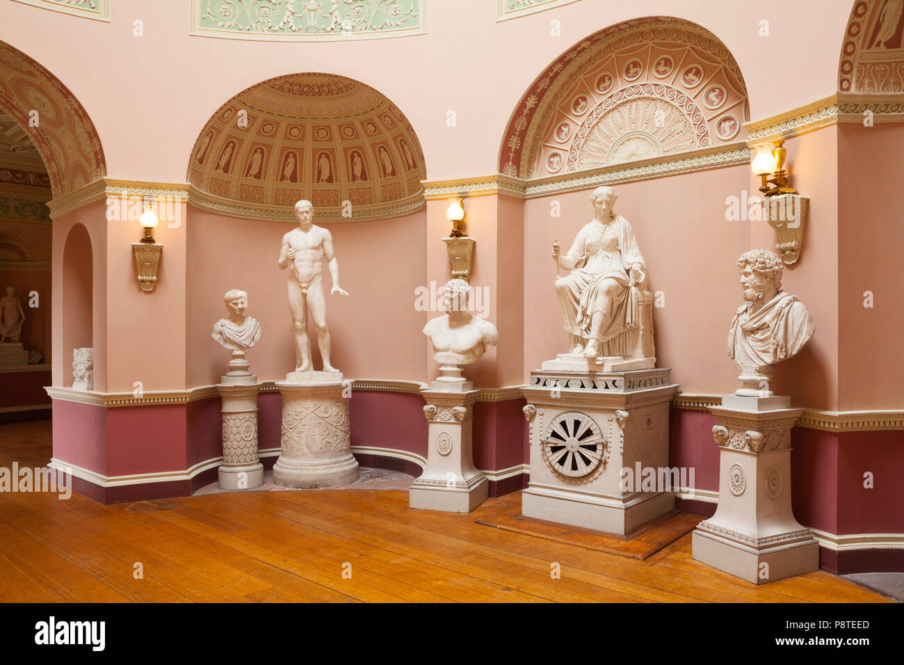 Newby Hall y jardines, Ripon, North Yorkshire, Reino Unido. El verano, de julio de 2018. Foto de stock