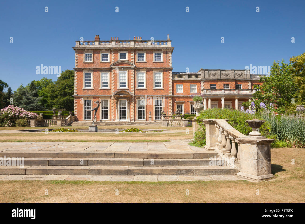 Newby Hall y jardines, Ripon, North Yorkshire, Reino Unido. El verano, de julio de 2018. Foto de stock