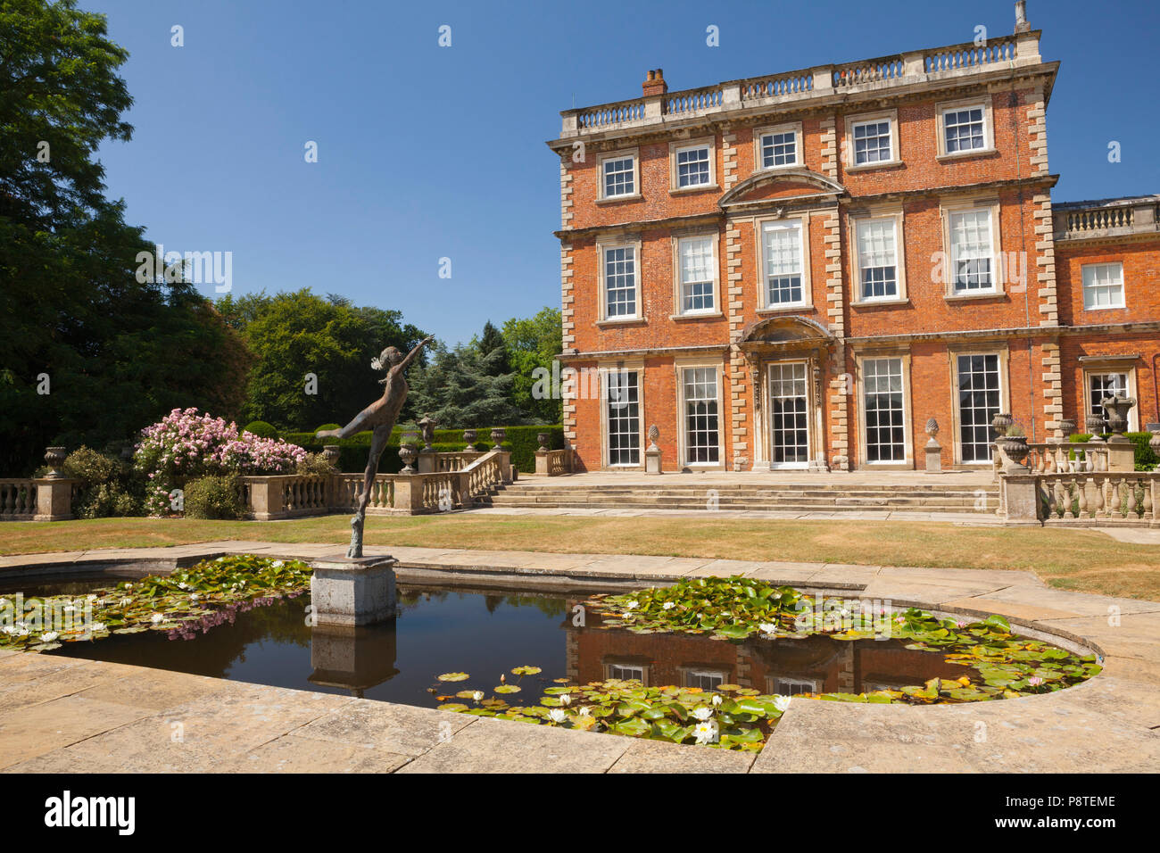 Newby Hall y jardines, Ripon, North Yorkshire, Reino Unido. El verano, de julio de 2018. Foto de stock