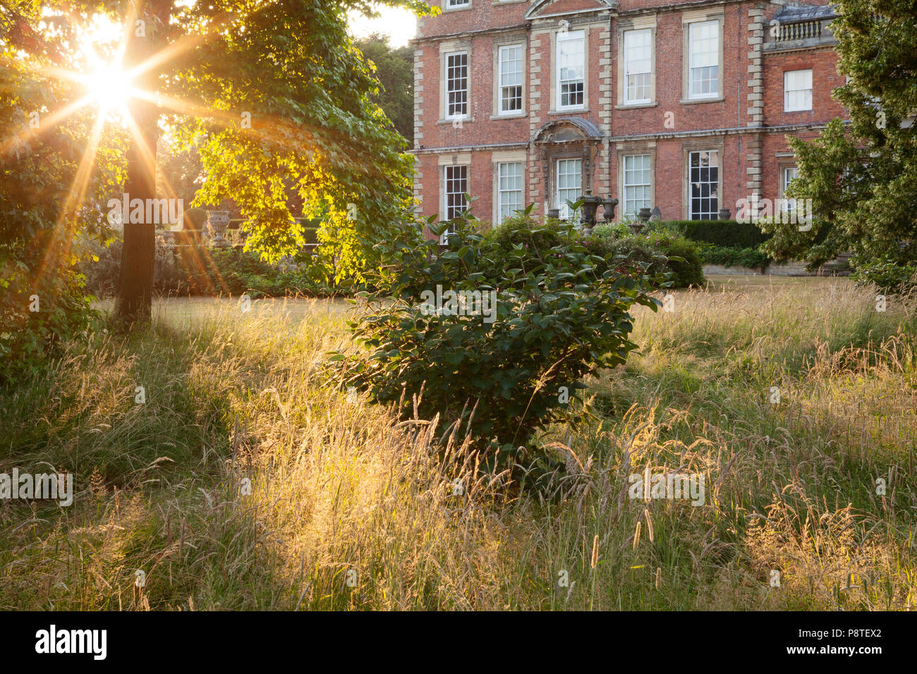 Newby Hall y jardines, Ripon, North Yorkshire, Reino Unido. El verano, de julio de 2018. Foto de stock