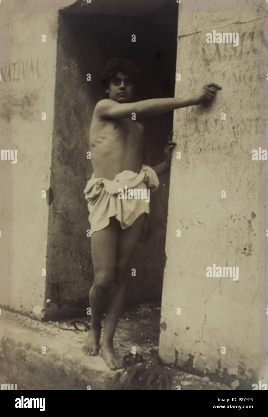 . 465 Pluschow, Wilhelm von (1852-1930) - Pompeya - Edoardo - Estampado Angelo Pedo Foto de stock