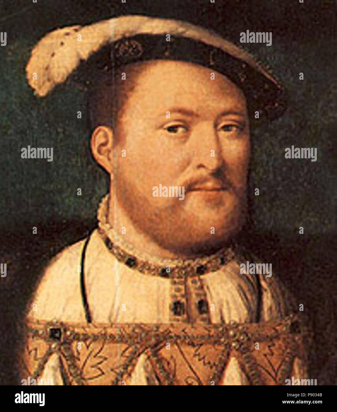 El rey Enrique VIII retrato Foto de stock