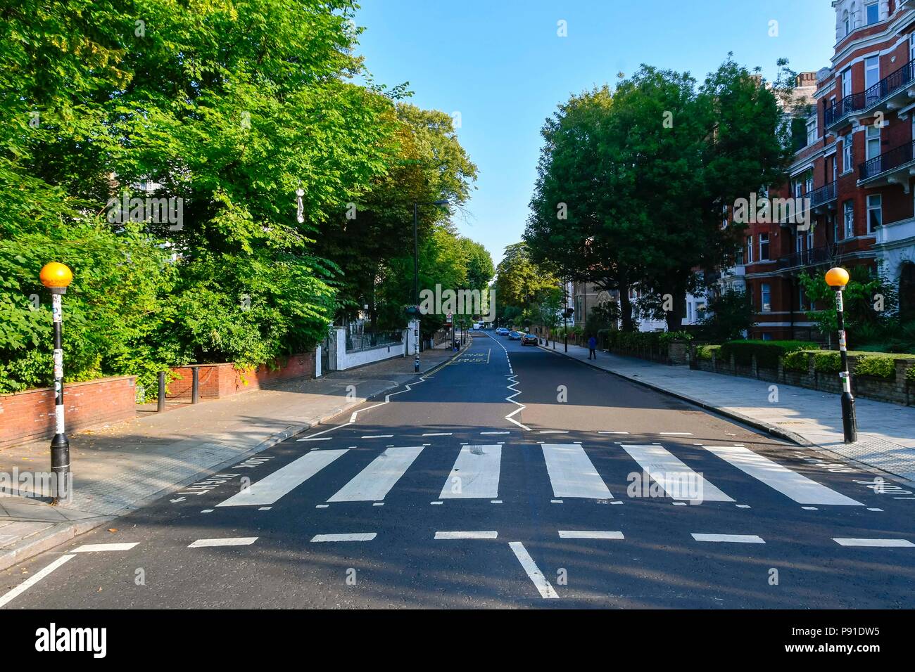 Abbey Road, Londres, Reino Unido. El 14 de julio de 2018. El clima del