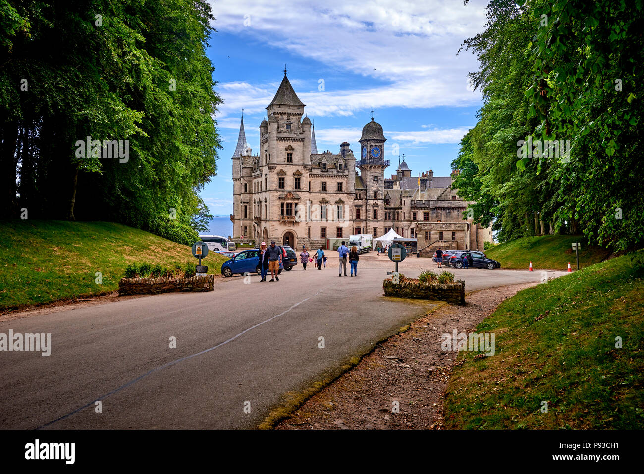 Dunrobin Castle (SC18) Foto de stock