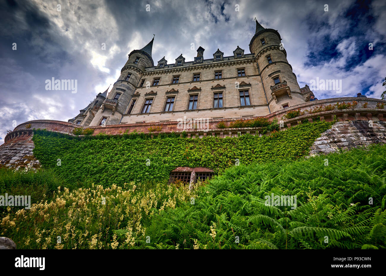 Dunrobin Castle (SC18) Foto de stock