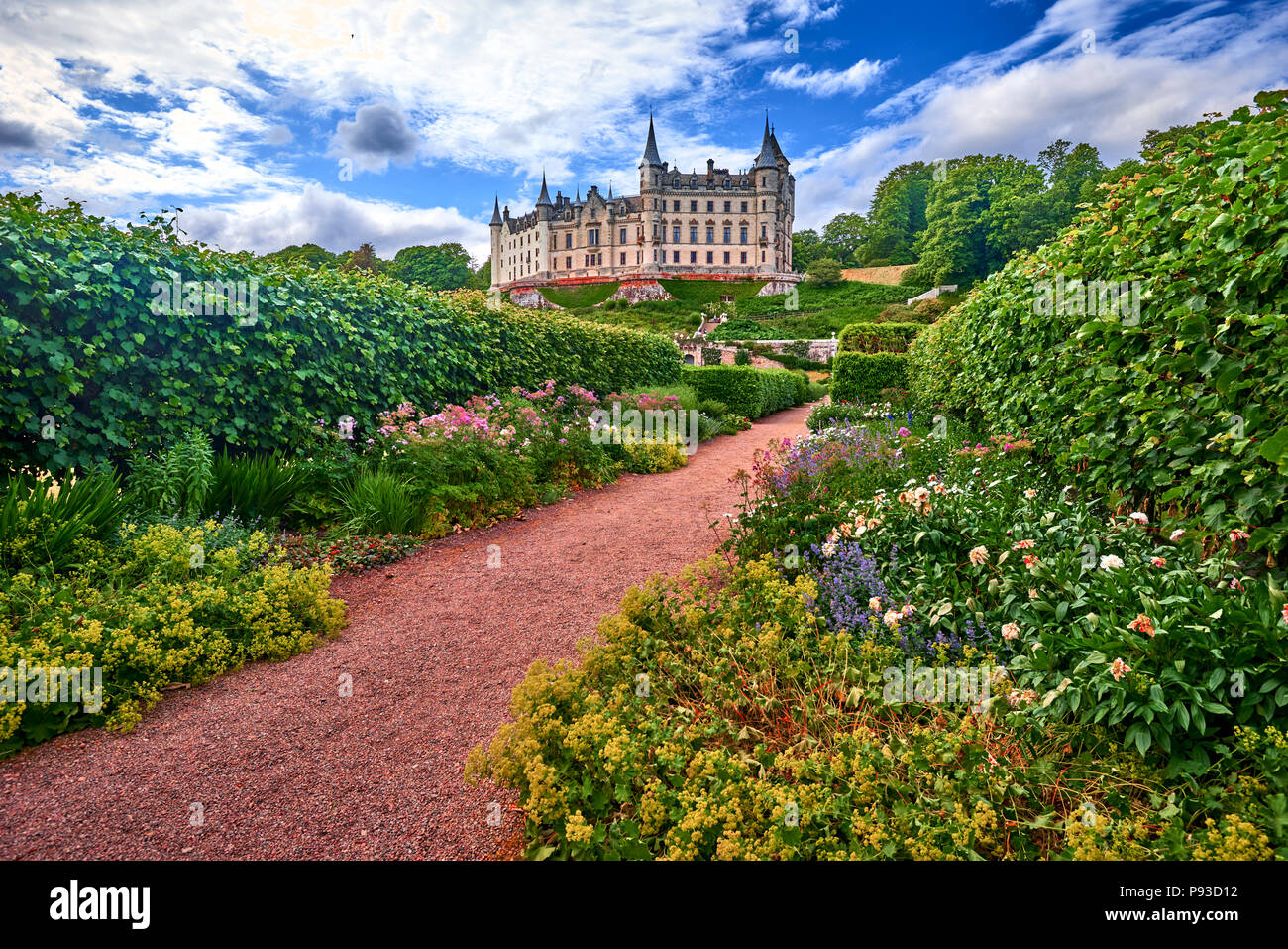 Dunrobin Castle (SC18) Foto de stock