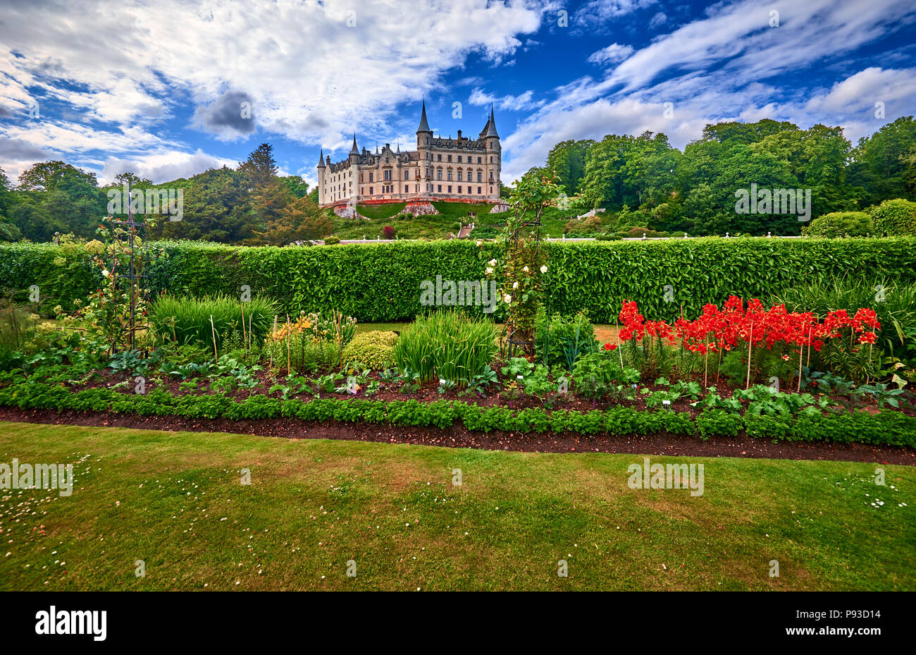 Dunrobin Castle (SC18) Foto de stock