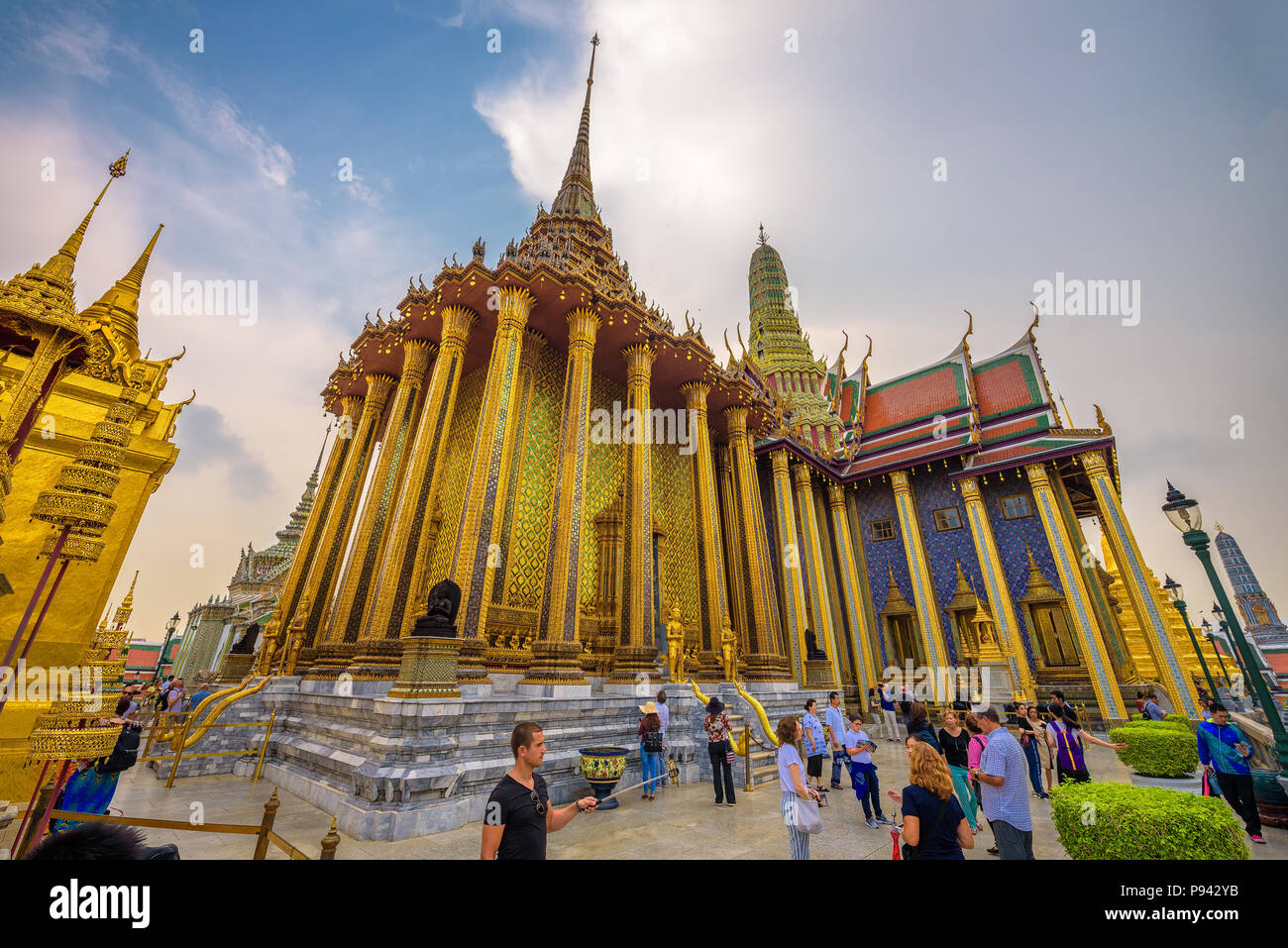 Gran palacio en Bangkok, Tailandia Foto de stock