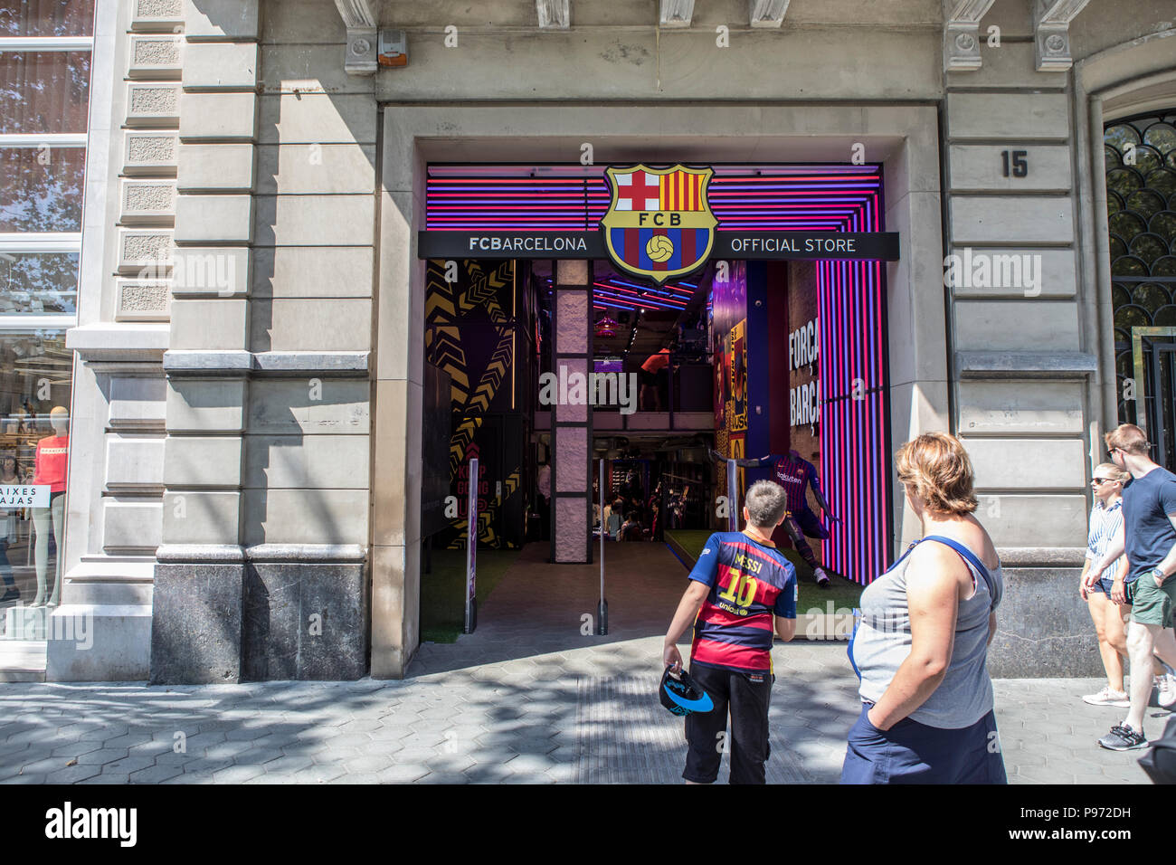 España Barcelona Cortefiel retail store en Passeig de Gracia, la