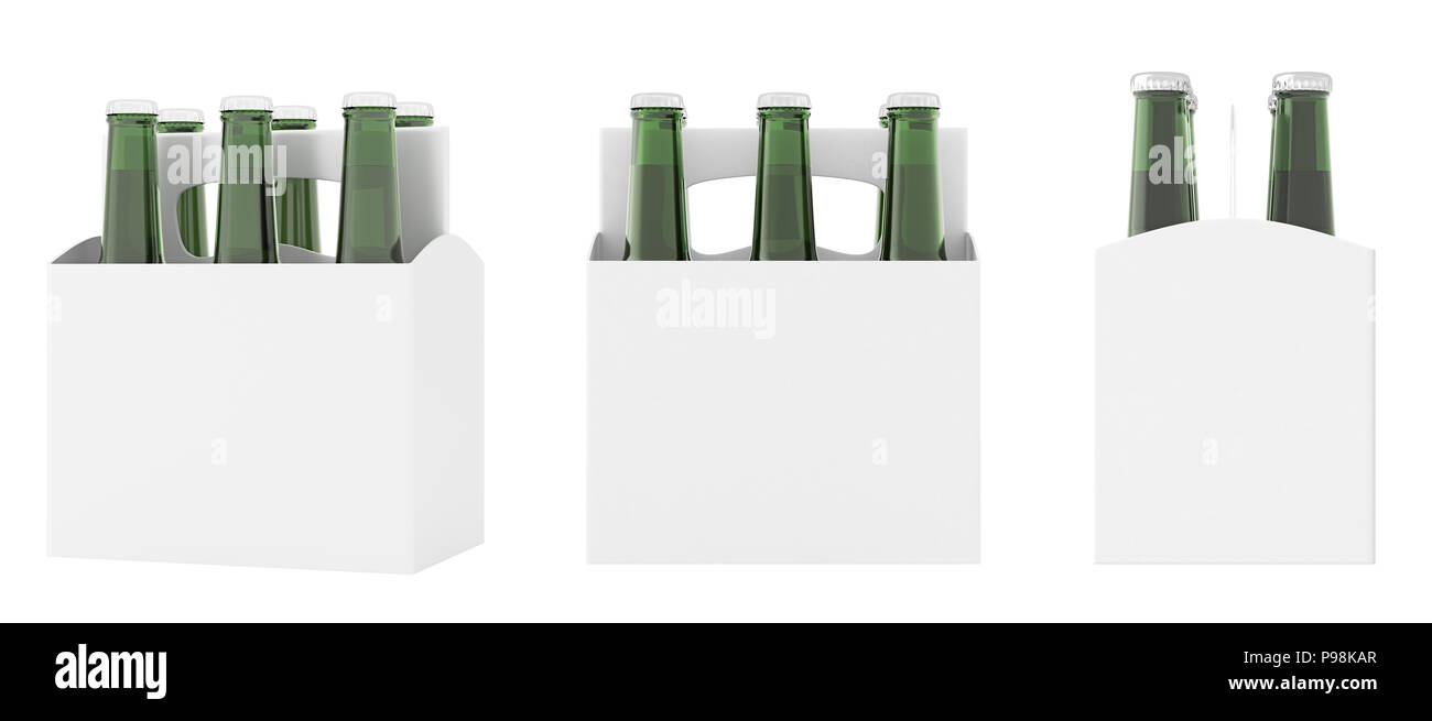 Six pack beer box Imágenes recortadas de stock - Alamy