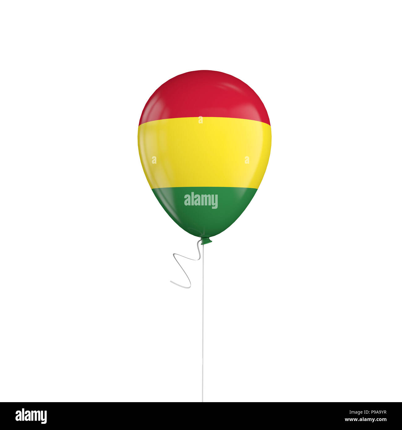 Bandera de Bolivia globo en una cadena. 3D Rendering Fotografía de stock -  Alamy