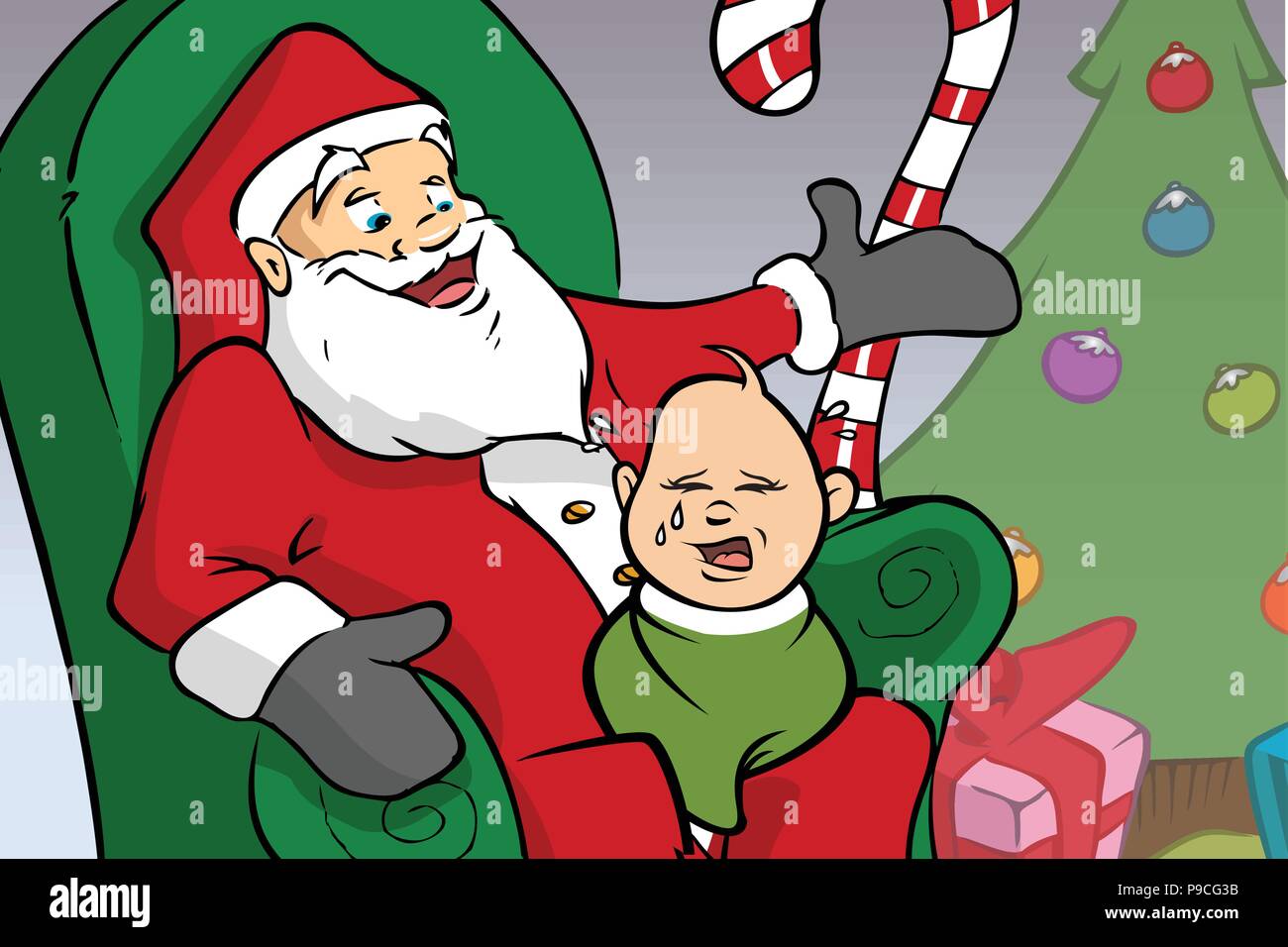 Ilustracion Vectorial De Dibujos Animados De Santa Claus Y El Llanto Del Bebe Imagen Vector De Stock Alamy Ilustracion Vectorial De Dibujos Animados De Santa Claus Y El Llanto Del Bebe Imagen Vector De Stock Alamy